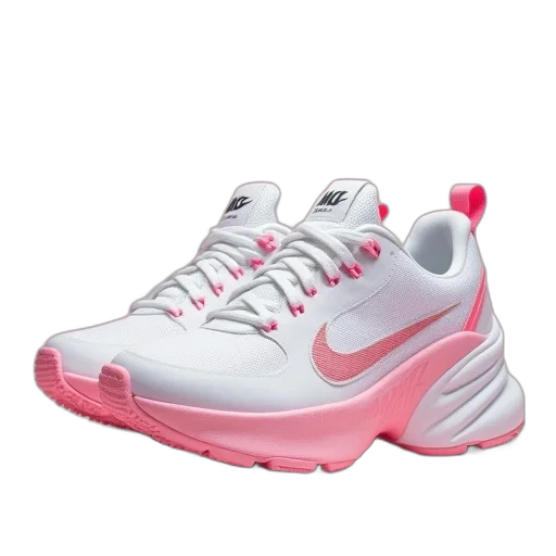 shoes, vaporwave, 3d render, nike transparent PNG cut-out