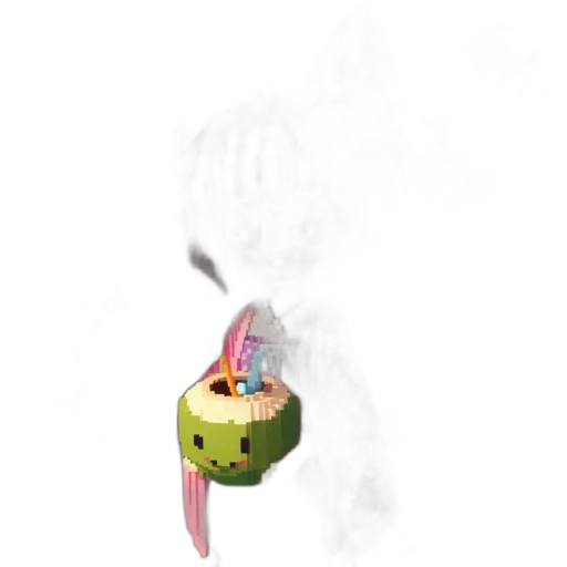 dragon, weapon, staff, mask transparent PNG cut-out