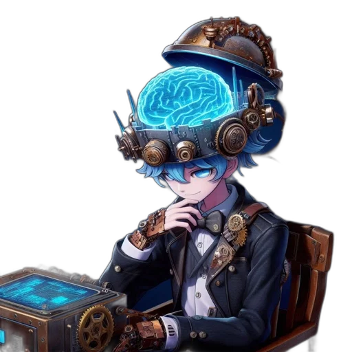 mask, staff, robot, hat transparent PNG cut-out