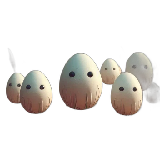 mask, creature, animal, 3d render transparent PNG cut-out
