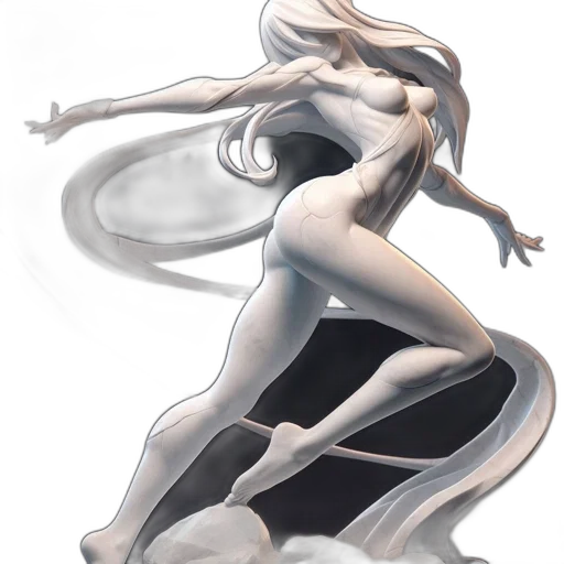 dress, creature, hair, dragon transparent PNG cut-out