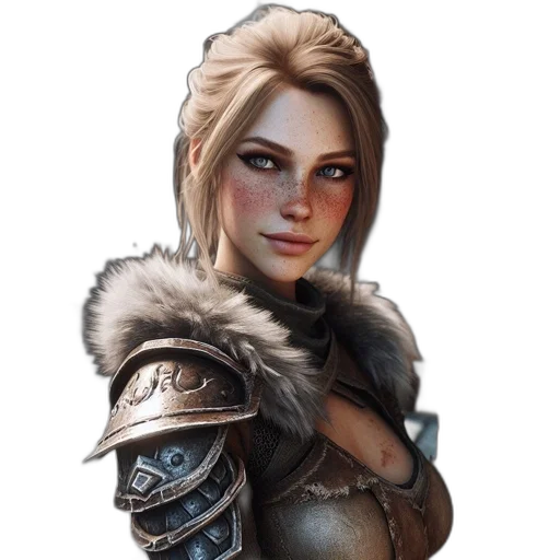 face, staff, sword, weapon transparent PNG cut-out