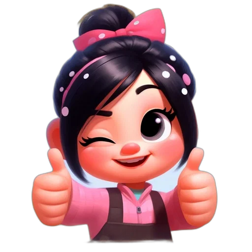 staff, face, cartoon, 3d render transparent PNG cut-out