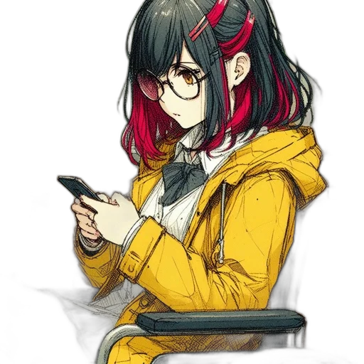 jacket, staff, weapon, face transparent PNG cut-out
