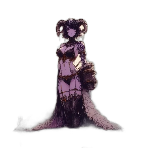 creature, dress, animal, staff transparent PNG cut-out