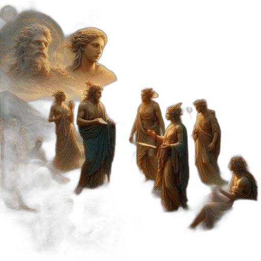 concept art, fantasy art, photorealistic, oil painting transparent PNG cut-out