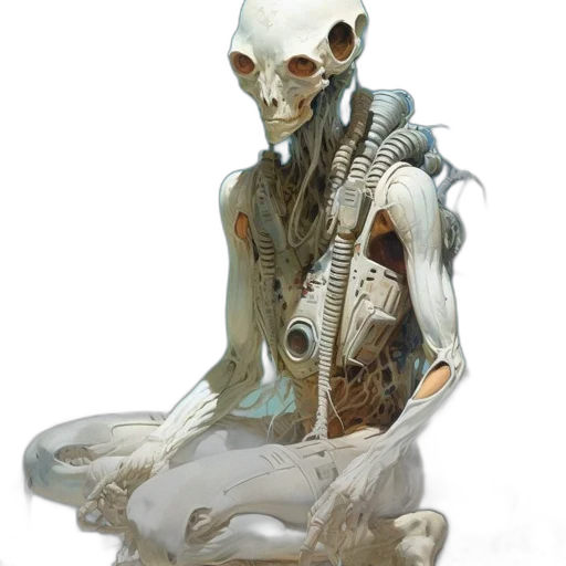 robot, mask, creature, jewelry transparent PNG cut-out