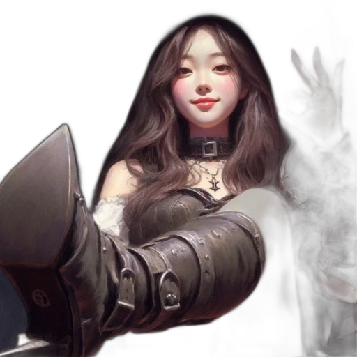 sword, weapon, staff, robot transparent PNG cut-out