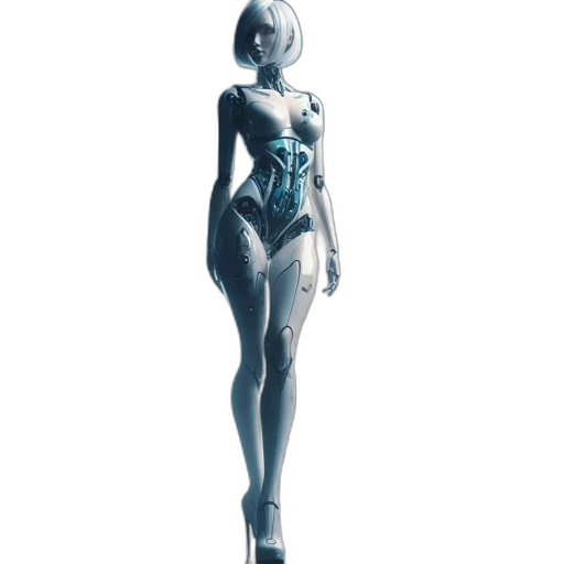 robot, dress, creature, concept art transparent PNG cut-out