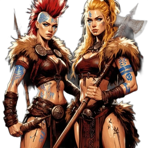 fantasy art, concept art, comic book art, pixel art transparent PNG cut-out