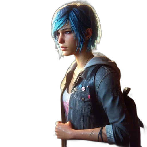 jacket, face, staff, concept art transparent PNG cut-out