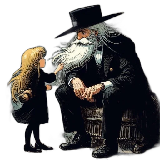 hat, concept art, comic book art, fantasy art transparent PNG cut-out
