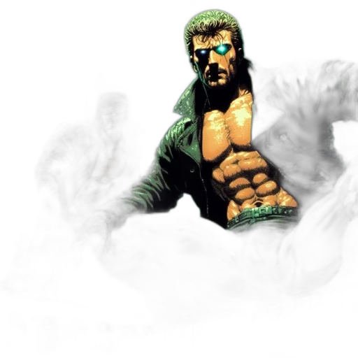 comic book art, concept art, fantasy art, pixel art transparent PNG cut-out
