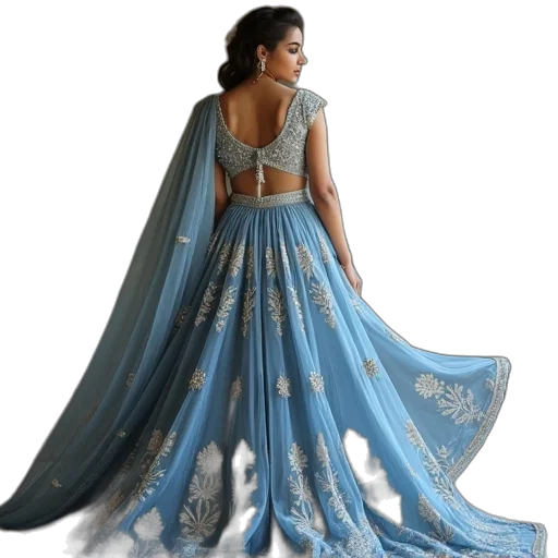 dress, blue, lovely, grey transparent PNG cut-out