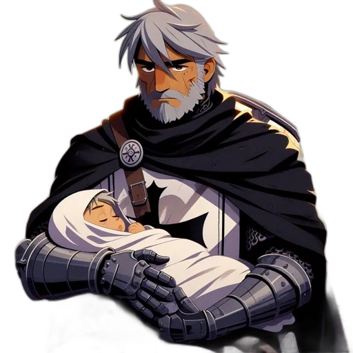 sword, weapon, face, staff transparent PNG cut-out