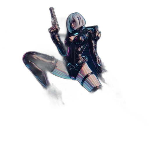 weapon, robot, sword, staff transparent PNG cut-out