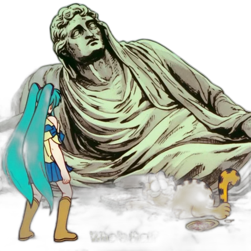 sword, dress, concept art, vaporwave transparent PNG cut-out
