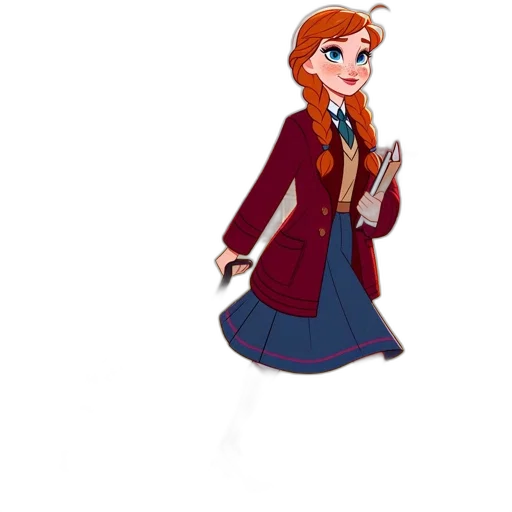 staff, jacket, dress, cartoon transparent PNG cut-out