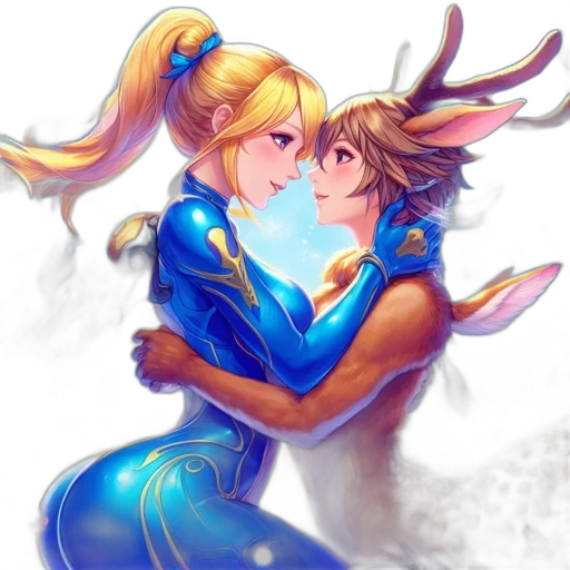 fantasy art, anime, concept art, watercolor transparent PNG cut-out