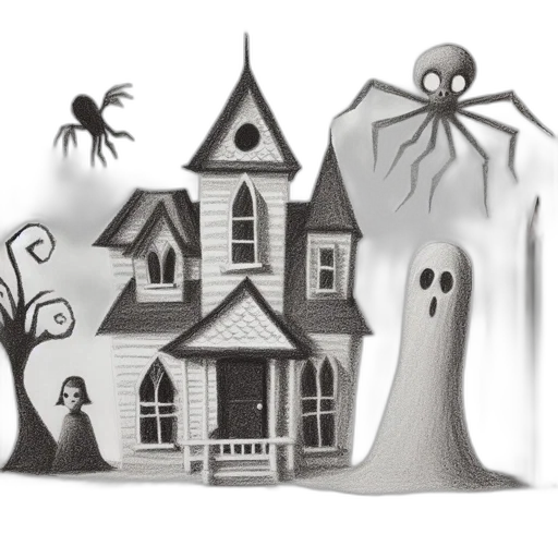 concept art, 3d render, eerie, scene transparent PNG cut-out