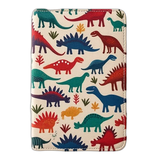 colorful, dinosaur, pattern, flip transparent PNG cut-out