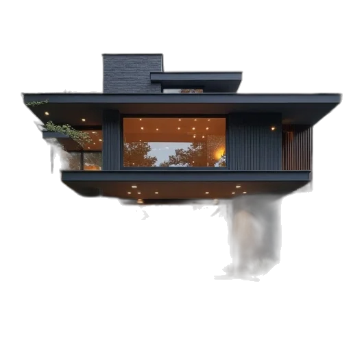 building, 3d render, concept art, photorealistic transparent PNG cut-out