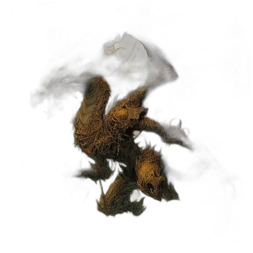 dragon, creature, hair, animal transparent PNG cut-out