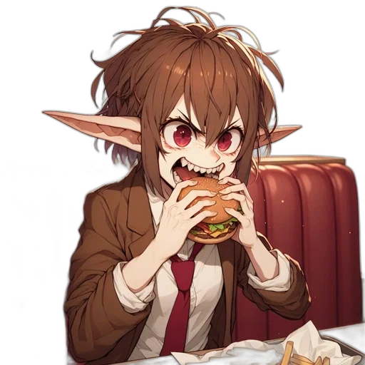 food, creature, face, animal transparent PNG cut-out