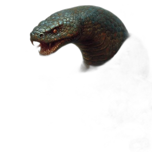 creature, dragon, animal, face transparent PNG cut-out