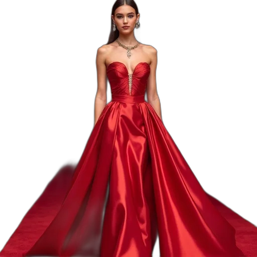 dress, photorealistic, concept art, 3d render transparent PNG cut-out