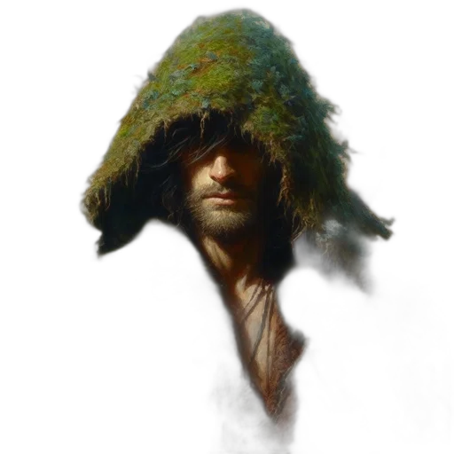 hat, face, mask, jacket transparent PNG cut-out