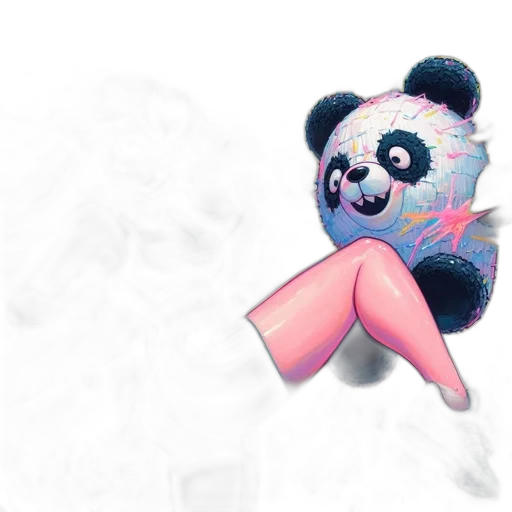 creature, animal, staff, pixel art transparent PNG cut-out