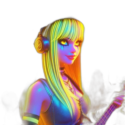 robot, staff, face, fantasy art transparent PNG cut-out