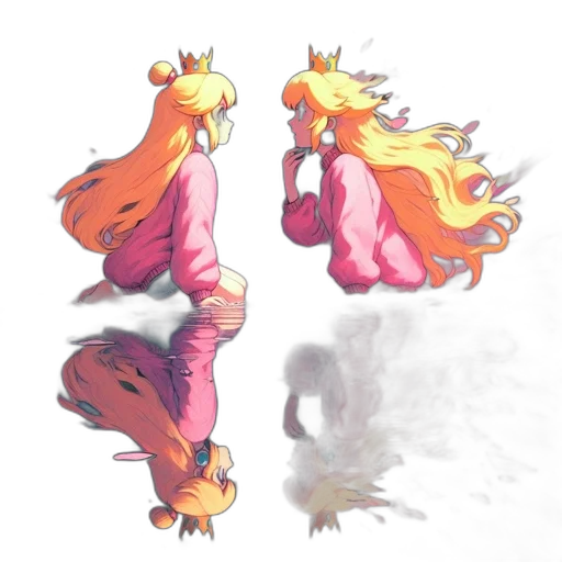hair, crown, creature, dragon transparent PNG cut-out