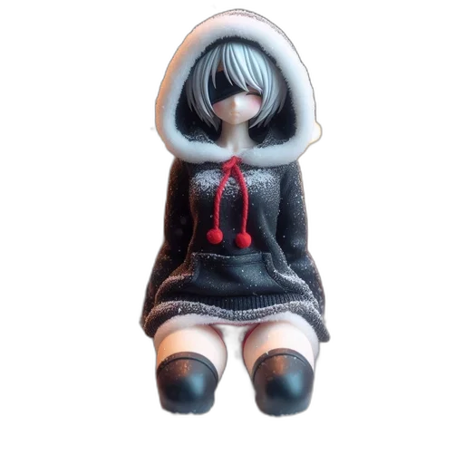 jacket, dress, creature, robot transparent PNG cut-out