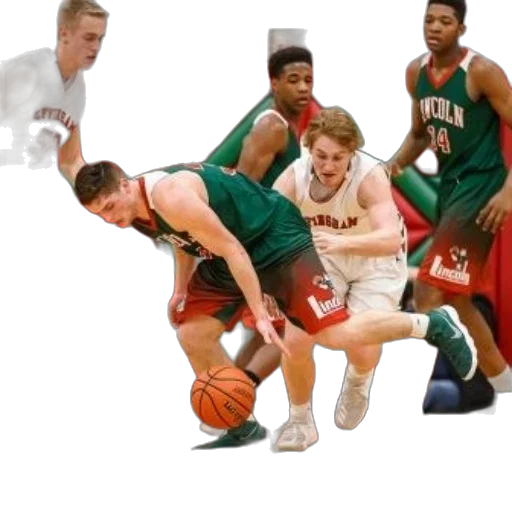 basketball, game, progress, players transparent PNG cut-out