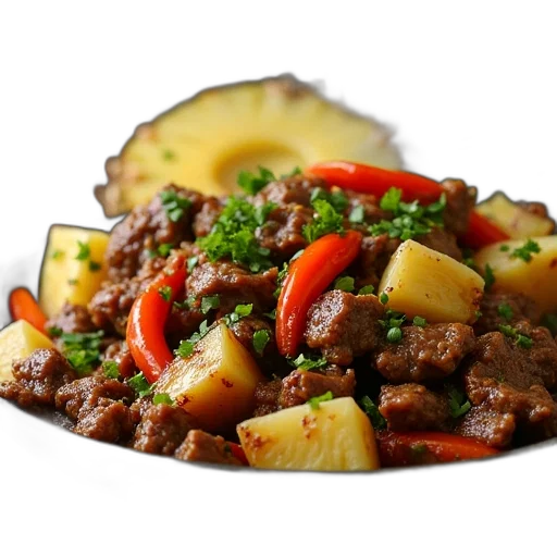 food, photorealistic, 3d render, beef transparent PNG cut-out