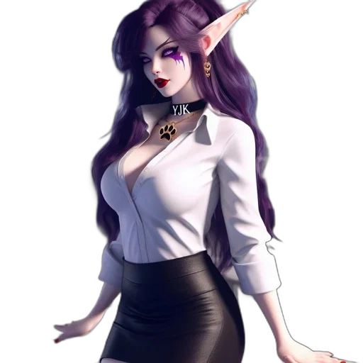 dress, staff, fantasy art, concept art transparent PNG cut-out