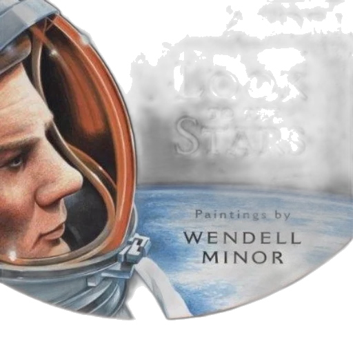 outer space, book, cover, featuring transparent PNG cut-out