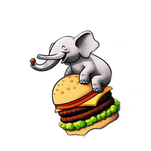 food, animal, creature, pixel art transparent PNG cut-out