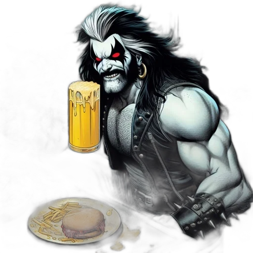 food, concept art, fantasy art, comic book art transparent PNG cut-out