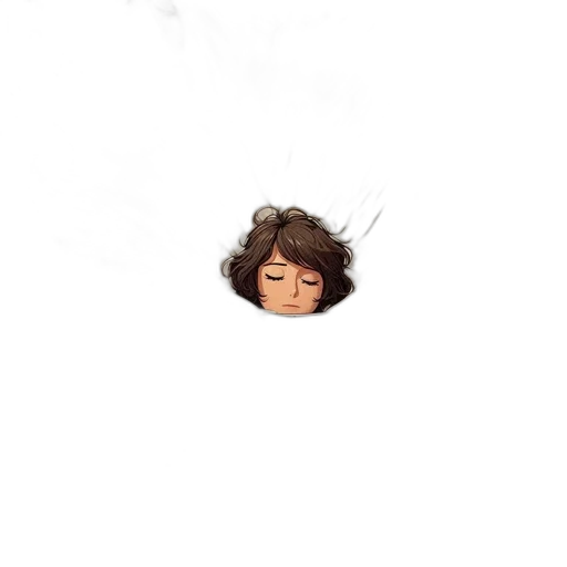 hair, creature, face, hat transparent PNG cut-out