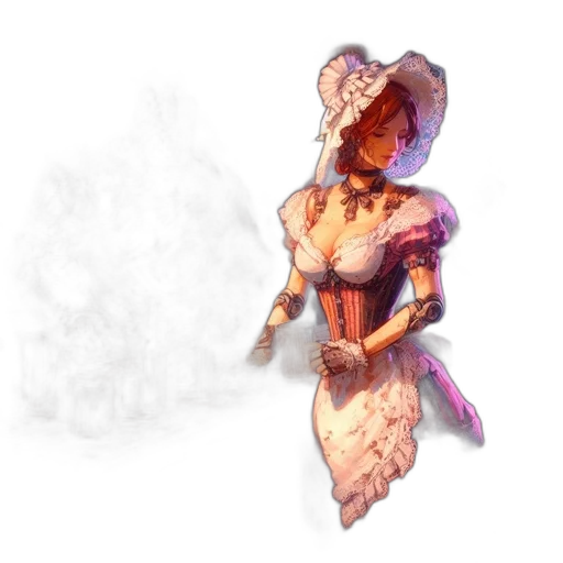 staff, dress, dragon, mask transparent PNG cut-out