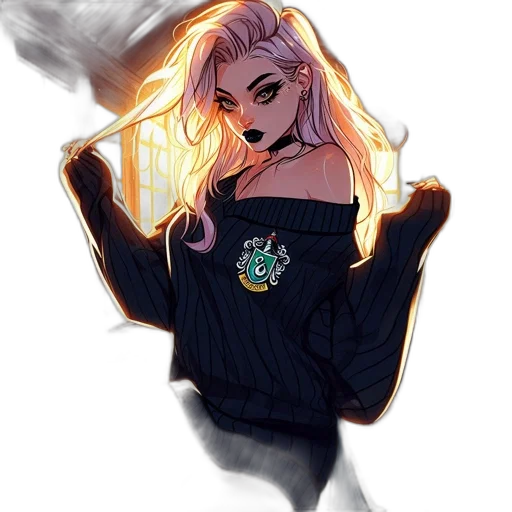 jacket, staff, dragon, dress transparent PNG cut-out