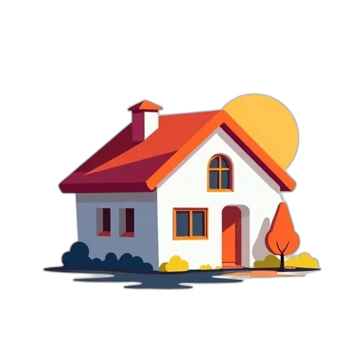building, furniture, 3d render, concept art transparent PNG cut-out