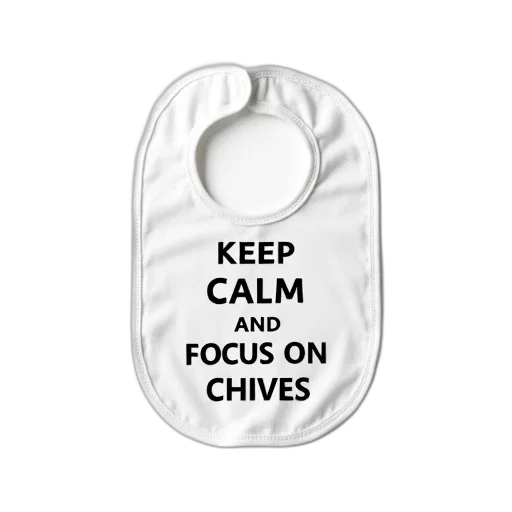 white, baby, bib, black transparent PNG cut-out