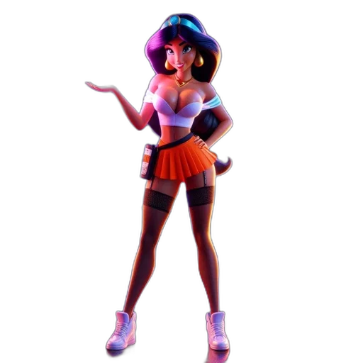 staff, hat, dress, weapon transparent PNG cut-out