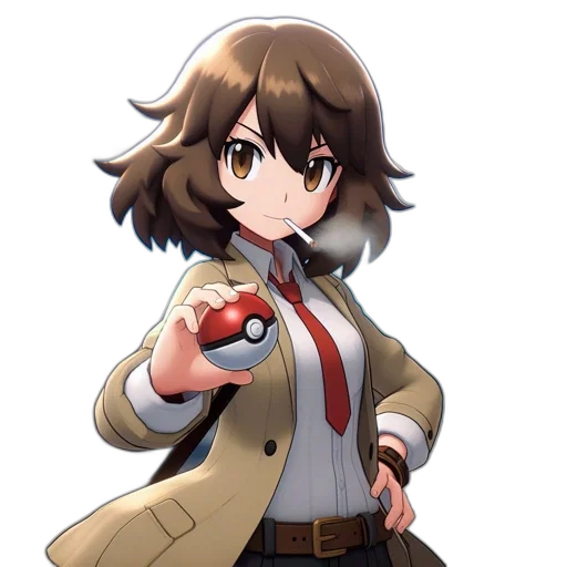jacket, staff, weapon, animal transparent PNG cut-out