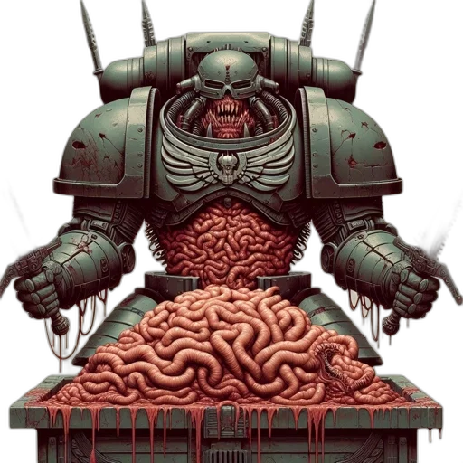 robot, creature, food, face transparent PNG cut-out