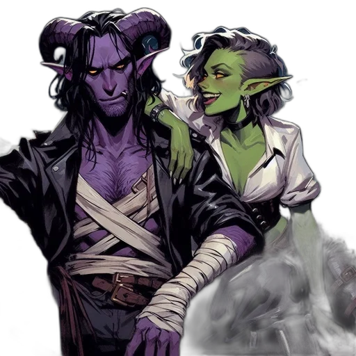 concept art, fantasy art, comic book art, watercolor transparent PNG cut-out